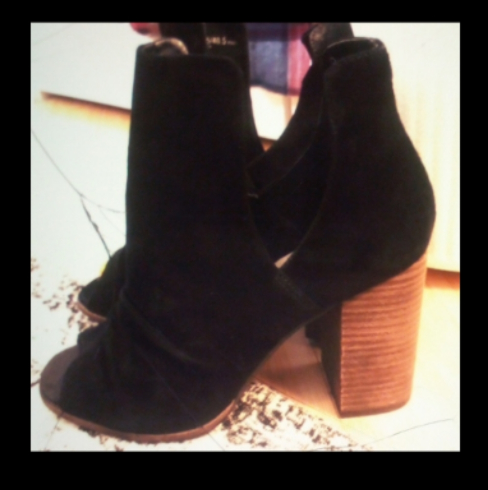 Chinese Laundry Peep Toe Boots(will trade)